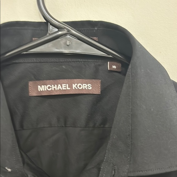 Michael Kors Black Button-Up Shirt - Picture 2 of 3